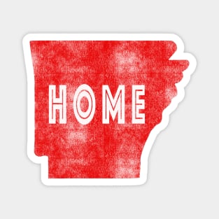 Distressed Arkansas "Home" Design Magnet