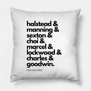 *NEW* Chicago Med Squad Goals Pillow