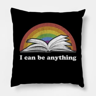 I Can Be Anything - Reading Rainbow inspired take a look in a book Pillow