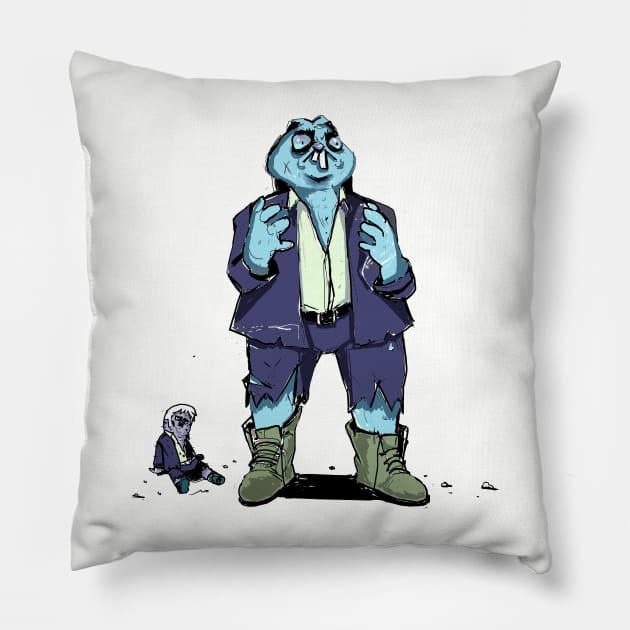 Solomon Bunny Pillow by Ninjanese_art