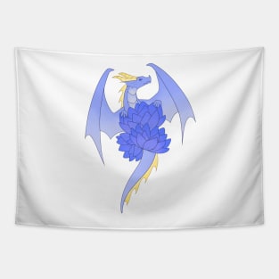 Water Lily Dragon Tapestry