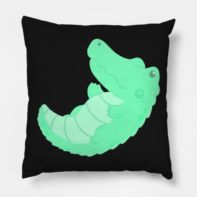 Crocodile Pillow by IcyBubblegum