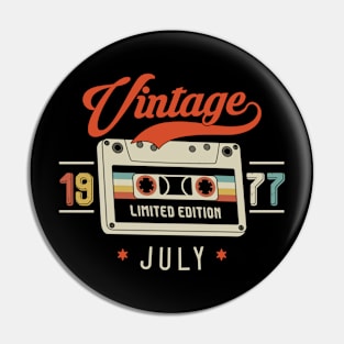 July 1977 - Limited Edition - Vintage Style Pin