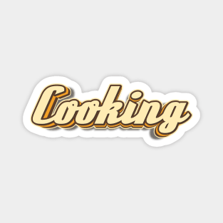 Cooking typography Magnet