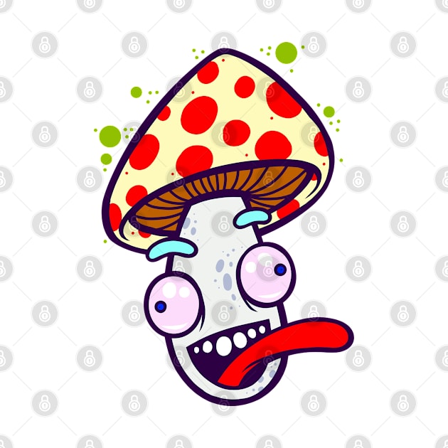 Trippin' Shroom by ArtisticDyslexia