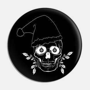 Merry Scary Christmas white Pin