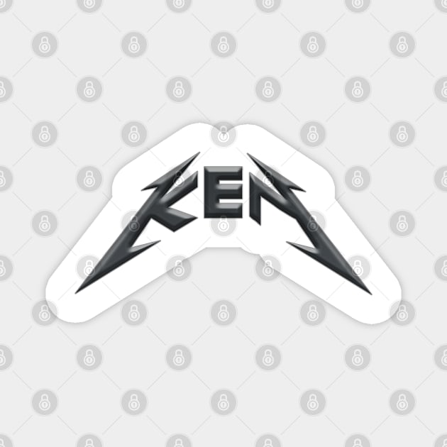 Ken Band Magnet by RoserinArt