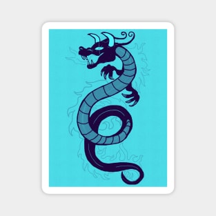 Year Of The Dragon | Ice Version Magnet