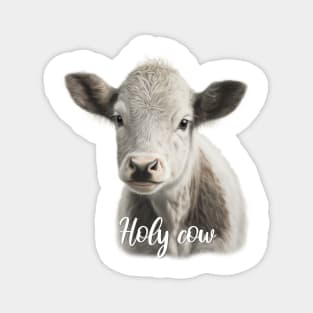 Holy Cow soft illustrated tee Magnet