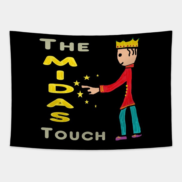 The Midas Touch Tapestry by Mark Ewbie