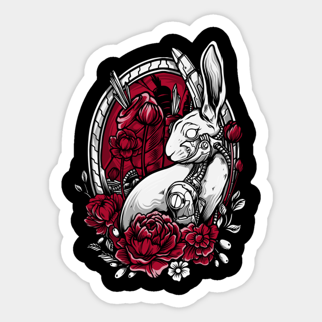 Black and Grey Neo Traditional Three Eye Rabbit Tattoo  Love n Hate