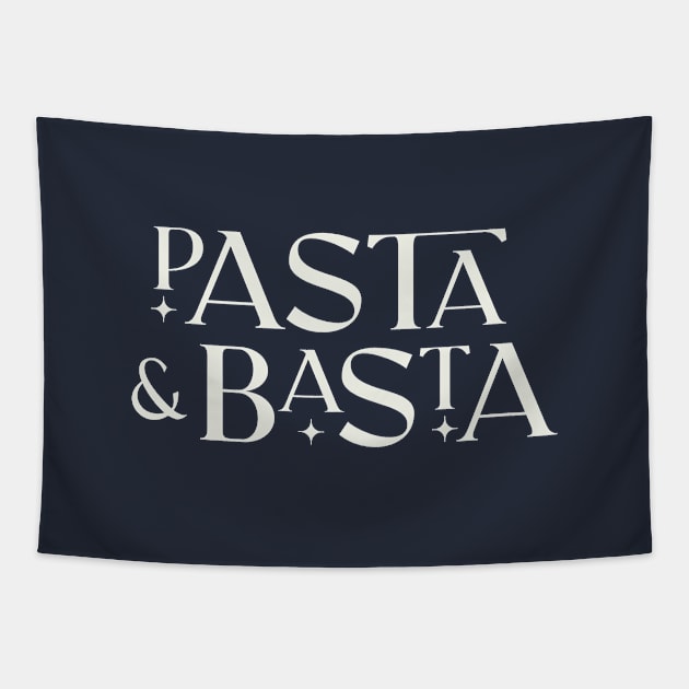 Pasta & Basta Tapestry by SpilloDesign