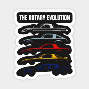 The Rotary Evolution - Rotary engine cars Magnet