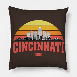 Cincinnati Skyline Pillow