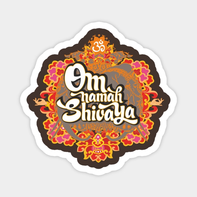 Om Namah Shivaya Magnet by annaomline