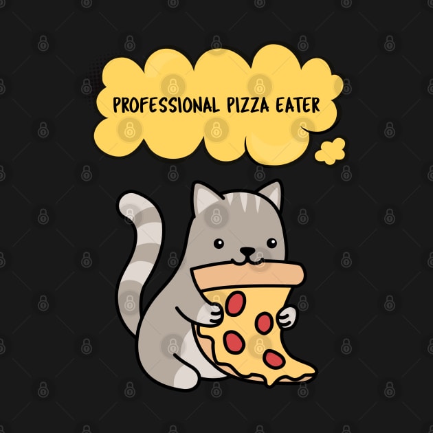 professional pizza eater by ZenCloak