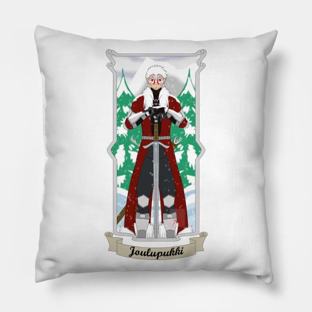 Joulupukki 'Cross' Crossroads Pillow by TheMadCanadianarchives