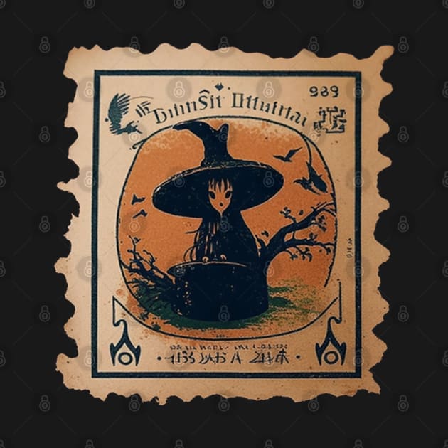 Hocus Pocus 4 Stamp - Postage Stamp Series by SLMGames