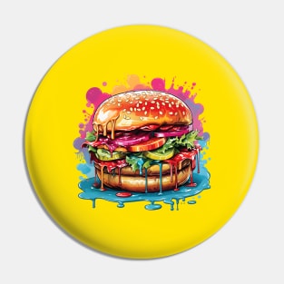 Jumbo Burger Joy: Big Design Fun! Pin