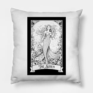 Mermaid Tarot Card Pillow