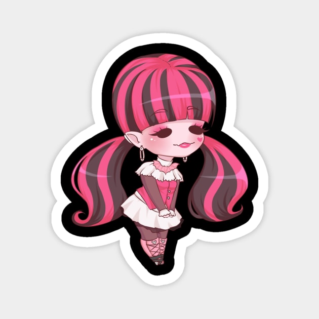 Draculaura Chibi Magnet by KyuuChanDesu