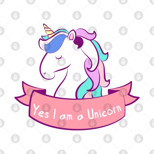 Cute Unicorn by Lovely Arts