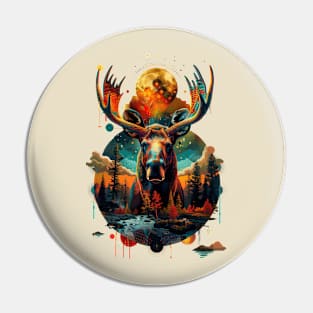 Moose Dreams Pin