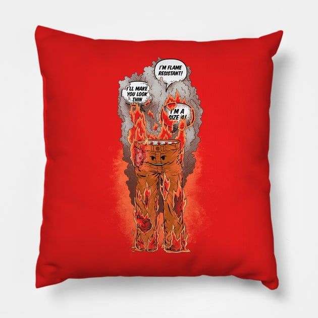 Liar Liar Pillow by Made With Awesome