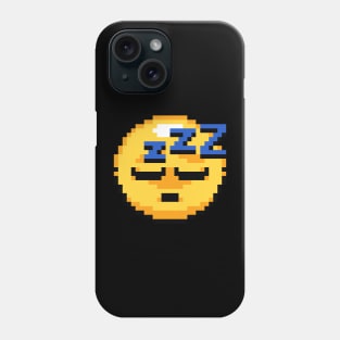 Snoozing Pixel Emoji Phone Case