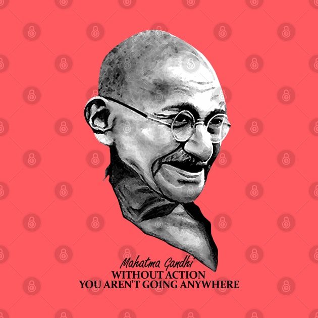 Mahatma Gandhi by KewaleeTee