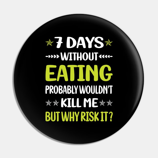 Funny 7 Days Without Eating Pin by Happy Life