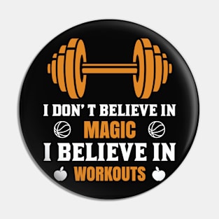 I believe in workout Pin