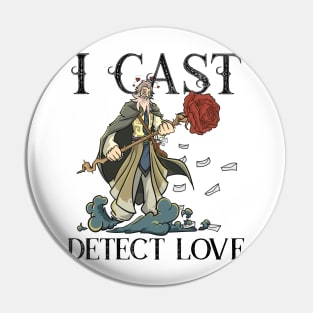 Roleplaying RPG Valentines Day TableTop Wizard Couple Gift Pin