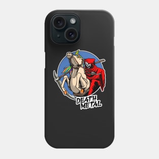 Death Metal Unicorn Grim Reaper Heavy Metal Rainbow Funny Phone Case