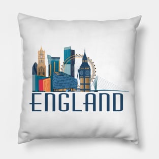 London skyline ,trip, travel, tourist , England lover design Pillow