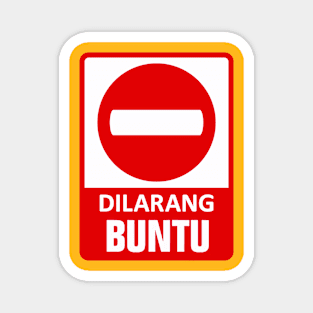 dilarang buntu Magnet