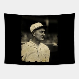 Ty Cobb Legend in Philadelphia Athletics Tapestry