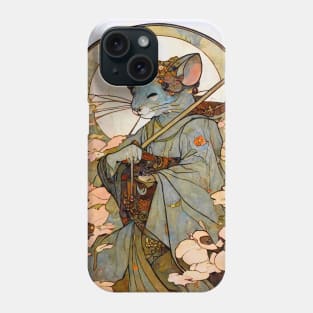 Art Nouveau Mouse In A Robe Phone Case