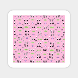 Cute panda pattern Magnet