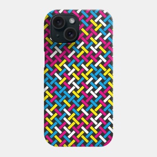 Weave Pattern (CMYK Colour) Phone Case