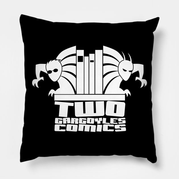 Two Gargoyles Comics Logo Pillow by Twogargs