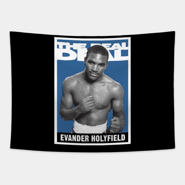 The Real Deal - Evander Holyfield Tapestry by Namo_Gamo