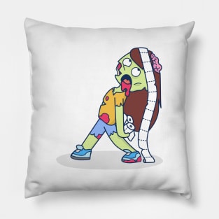 Toilet paper zombie Pillow