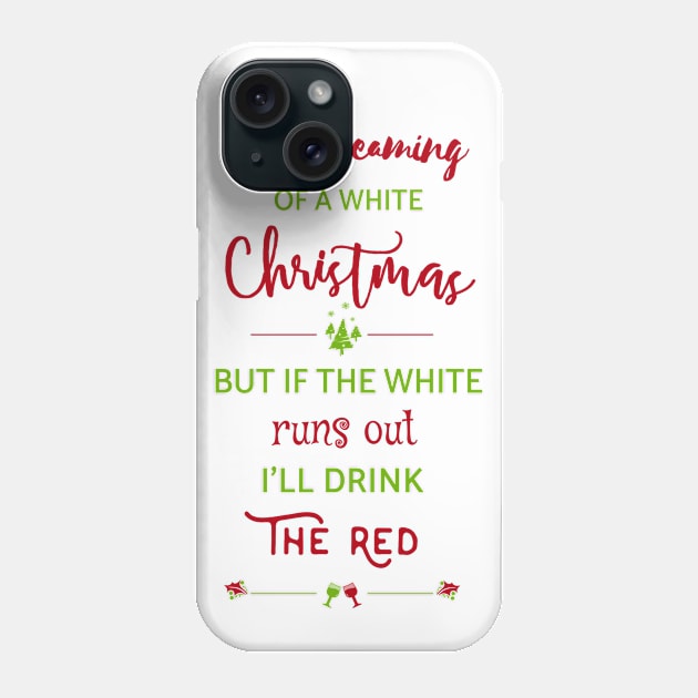 White Christmas Phone Case by MellowGroove