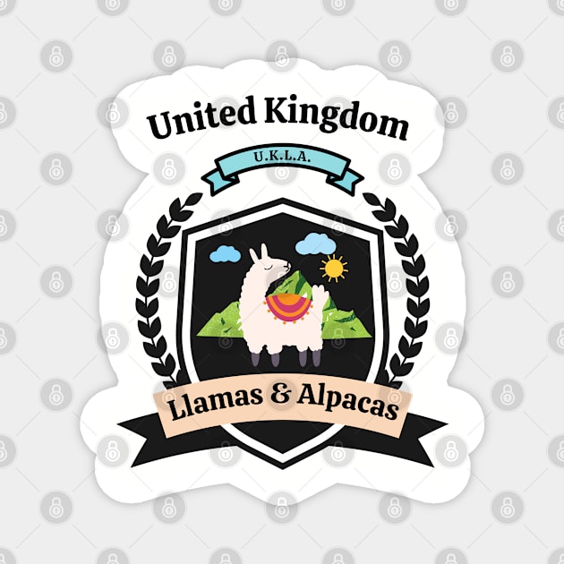 United Kingdom of Llamas & Alpacas Magnet by stressless