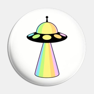 RAINBOW UFO - Pastels Edition Pin