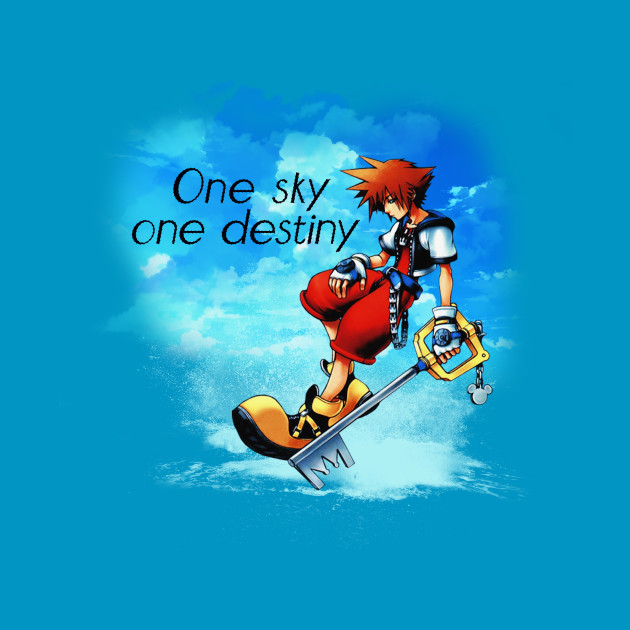 One sky, one destiny Kingdomhearts TShirt TeePublic