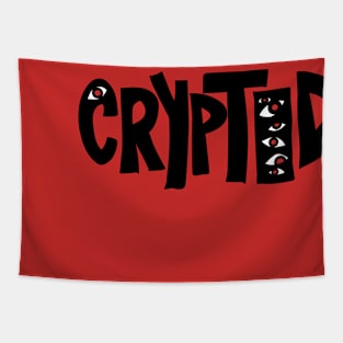 CRYPTID (black text) Tapestry