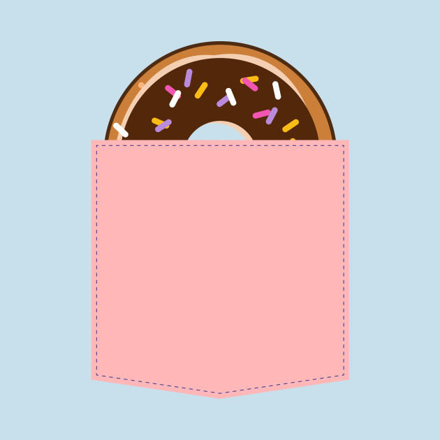 Disover Pocket donut - Donut - T-Shirt