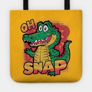 Oh Snap Cartoon Croc Tote